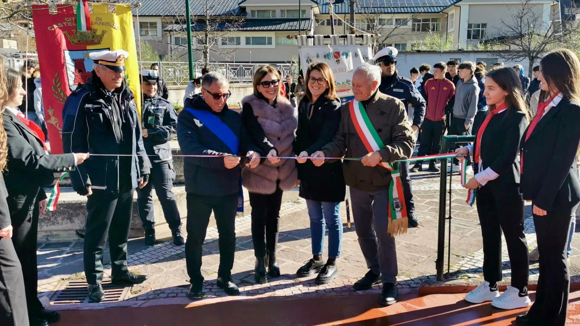 Castel Di Sangro: rinnovati gli impianti sportivi dell’Istituto “LIBERATORE”.